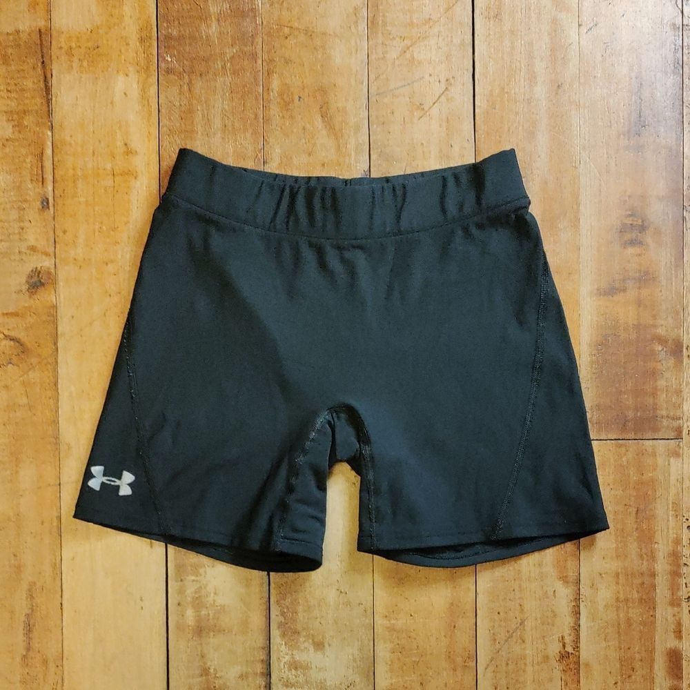 Under Armour Black Athletic Shorts Size Small Biker Shorts Gymnastics Sports Gym